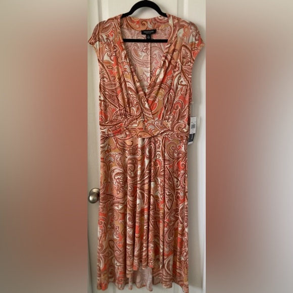 Elegant Paisley Print Dress size-XL - Picture 1 of 11